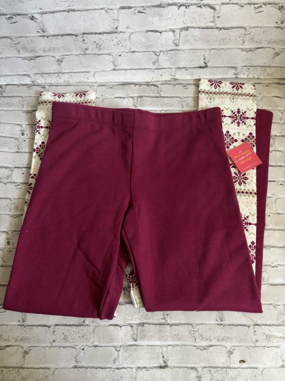 Isaac Mizrahi Girls Set Of 2 Leggings Size 10-12 NWT